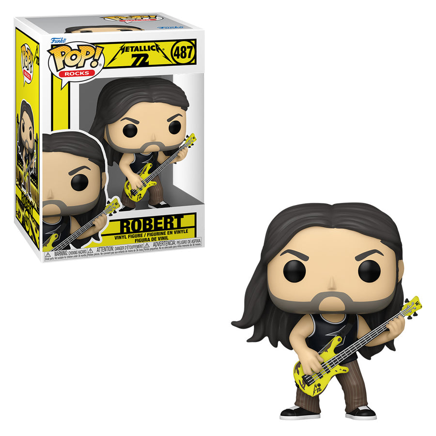 FUNKO POP ROCKS METALLICA 72 - ROBERT 487 BRINDE