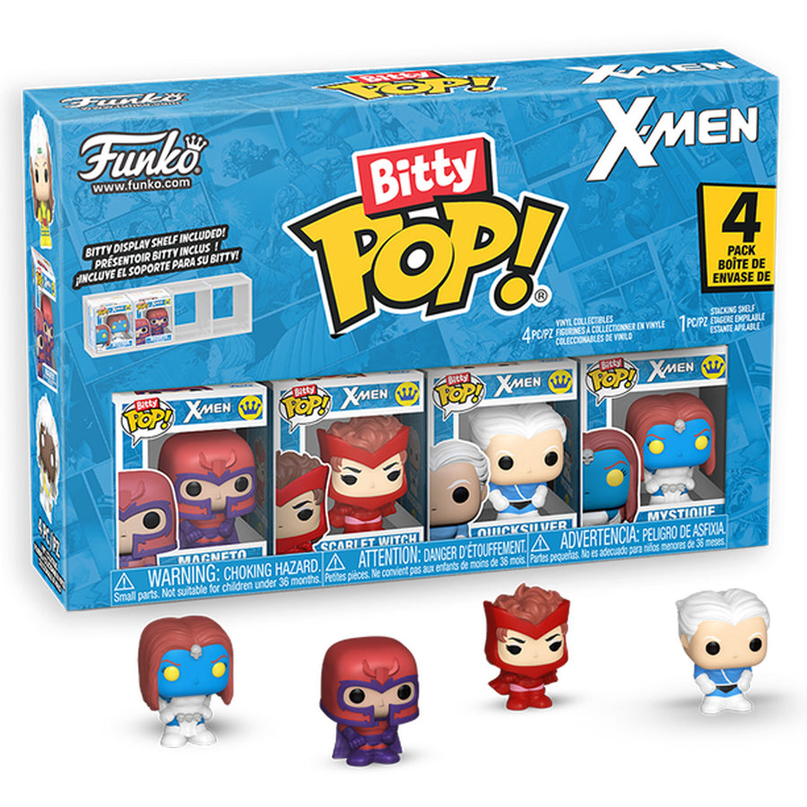 FUNKO BITTY POP MARVEL X-MEN - MAGNETO 4-PACK (91390) BRINDE