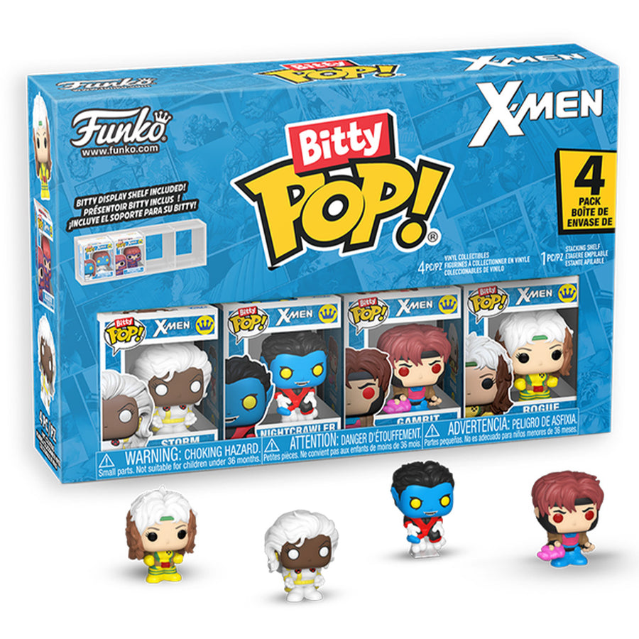 FUNKO BITTY POP MARVEL X-MEN - GAMBIT 4-PACK (92502) BRINDE