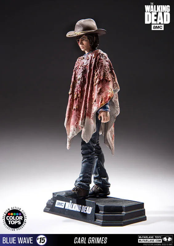 Color Tops Blue Wave - The Walking Dead: Carl Grimes 7 Inch Action Figureㅤ – McFarlane Toys – ActionFigure Brasil