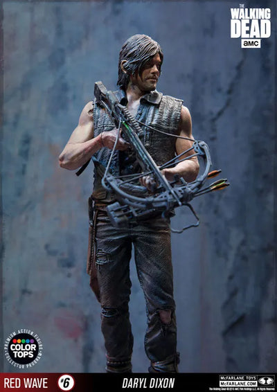 Color Tops Red Wave - The Walking Dead: Daryl Dixon 8 Inch Action Figureㅤ – McFarlane Toys – ActionFigureBrasil — detalhe do produto