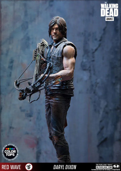 Color Tops Red Wave - The Walking Dead: Daryl Dixon 8 Inch Action Figureㅤ – McFarlane Toys – ActionFigureBrasil — embalagem