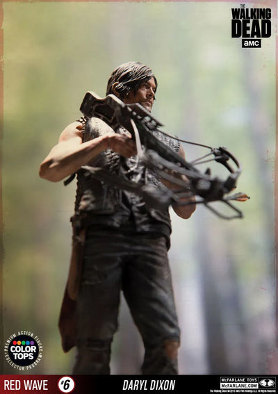 Color Tops Red Wave - The Walking Dead: Daryl Dixon 8 Inch Action Figureㅤ – McFarlane Toys – ActionFigureBrasil — ângulo diferente