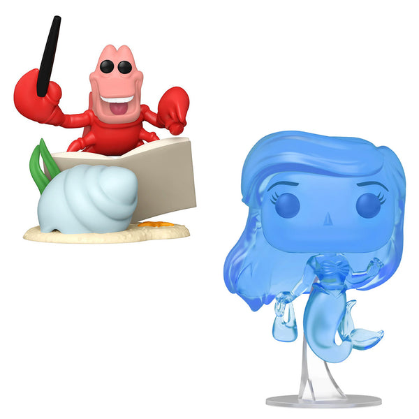 COMBO FUNKO POP DISNEY ARIEL BLUE 563 & SEBASTIAN 1239