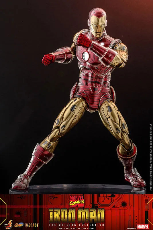 Comic Masterpiece DIECAST Marvel Comics 1/6 Iron Manㅤ – Hot Toys – ActionFigure Brasil