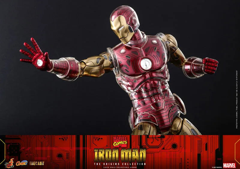 Comic Masterpiece DIECAST Marvel Comics 1/6 Iron Manㅤ – Hot Toys – ActionFigure Brasil