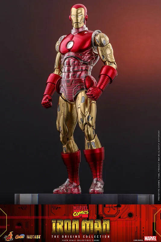Comic Masterpiece DIECAST Marvel Comics 1/6 Iron Manㅤ – Hot Toys – ActionFigure Brasil