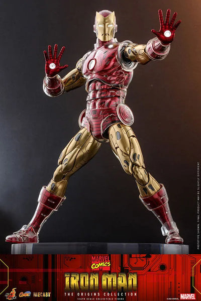 Comic Masterpiece DIECAST Marvel Comics 1/6 Iron Manㅤ – Hot Toys – ActionFigure Brasil — embalagem