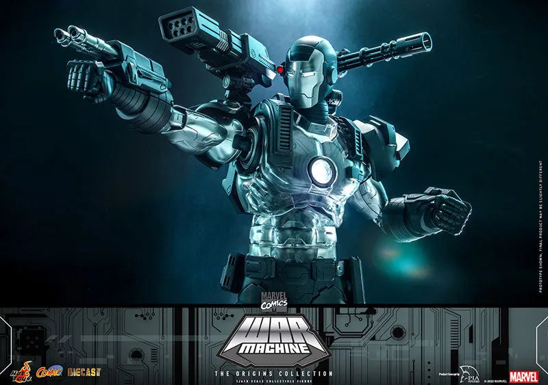 Comic Masterpiece DIECAST Marvel Comics Origins Collection War Machineㅤ – Hot Toys – ActionFigure Brasil