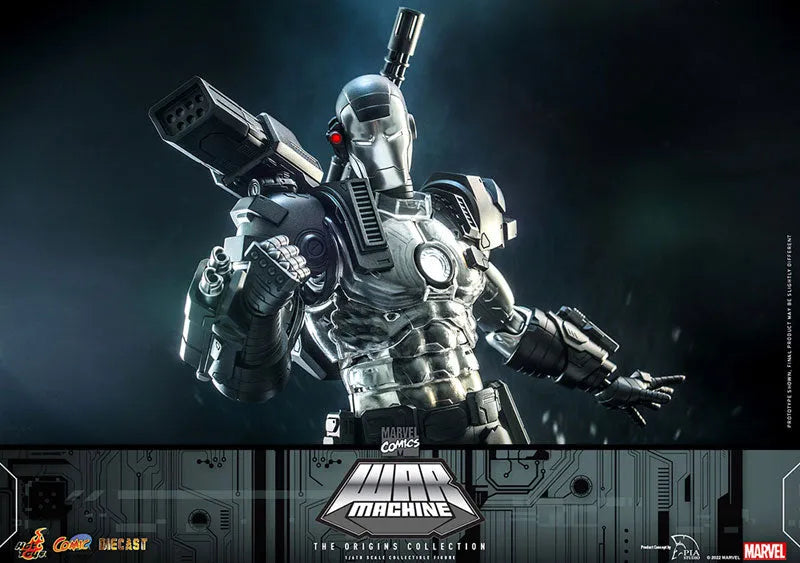 Comic Masterpiece DIECAST Marvel Comics Origins Collection War Machineㅤ – Hot Toys – ActionFigure Brasil