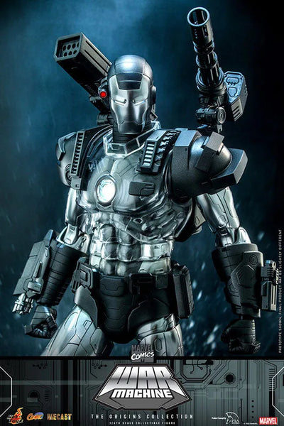 Comic Masterpiece DIECAST Marvel Comics Origins Collection War Machineㅤ – Hot Toys – ActionFigure Brasil — embalagem