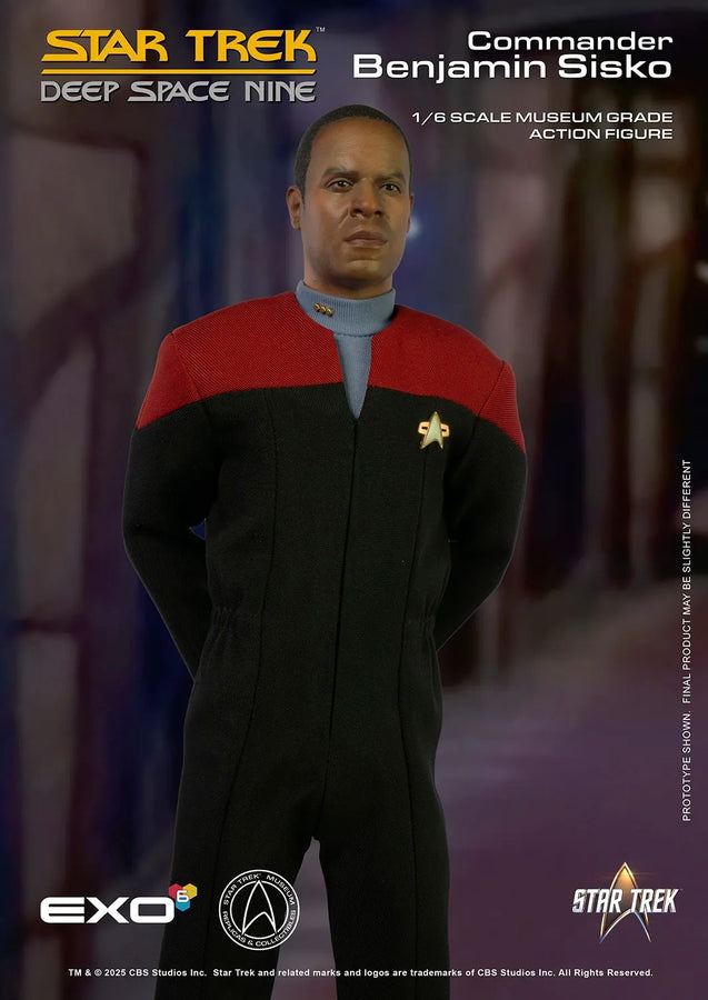 Commander Benjamin Sisko – EXO-6 – ActionFigure Brasil — ângulo diferente
