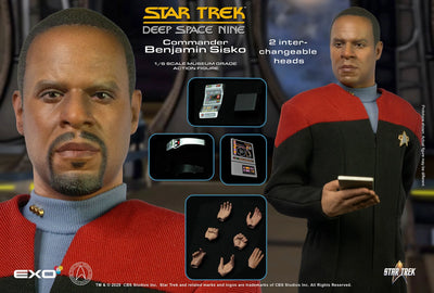 Commander Benjamin Sisko – EXO-6 – ActionFigure Brasil — ângulo diferente