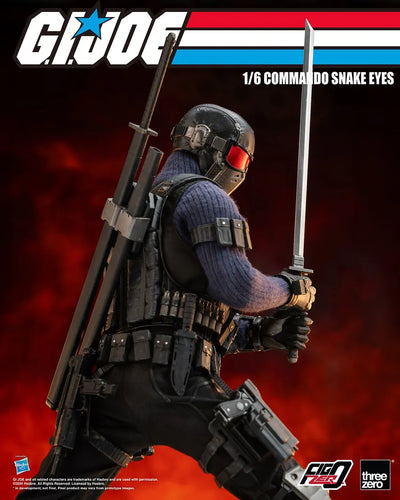 Commando Snake Eyes – Threezero – ActionFigure Brasil — detalhe do produto
