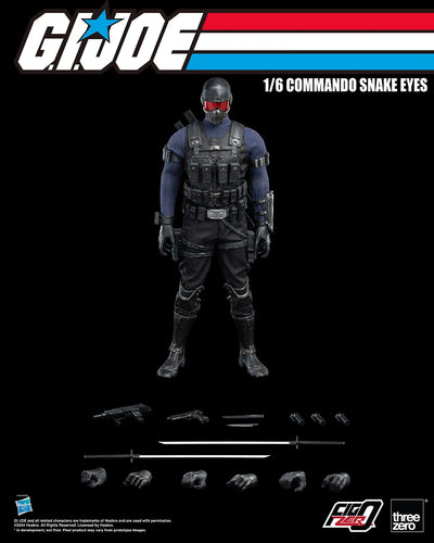 Commando Snake Eyes – Threezero – ActionFigure Brasil — ângulo diferente