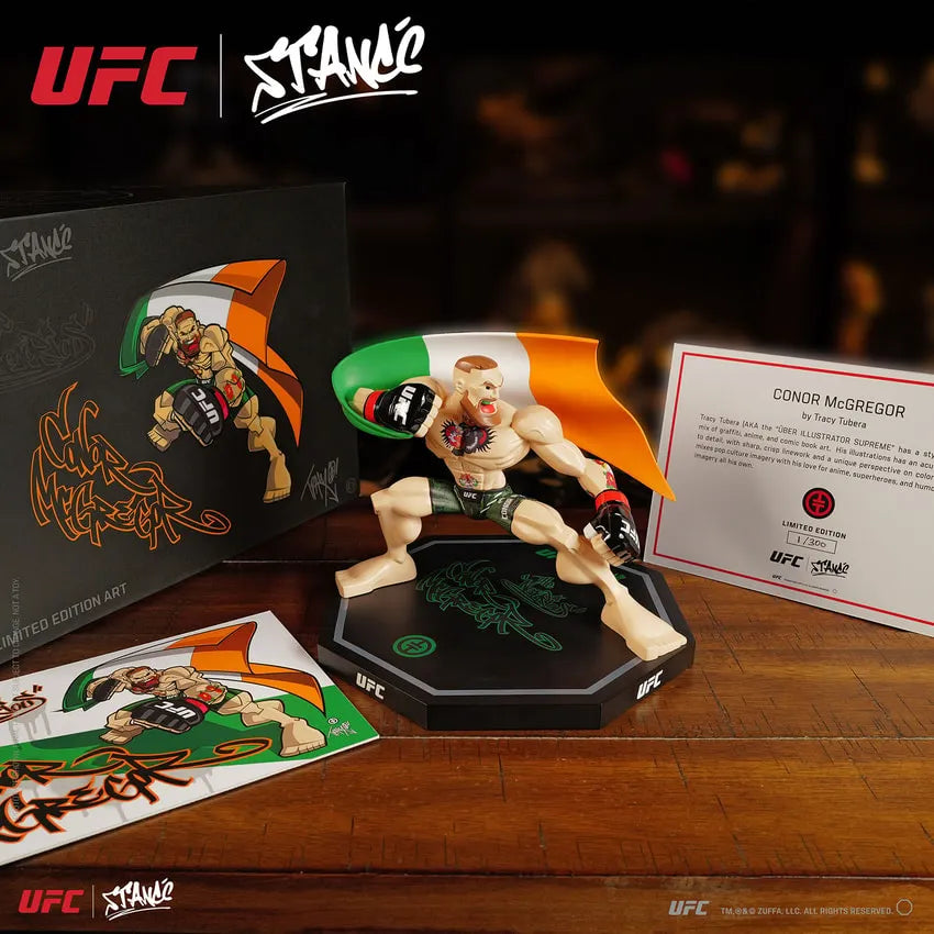 Conor McGregor (Victory Flag Edition) - LIMITED EDITION: 300 – Stancé Designer Art Toys – ActionFigure Brasil