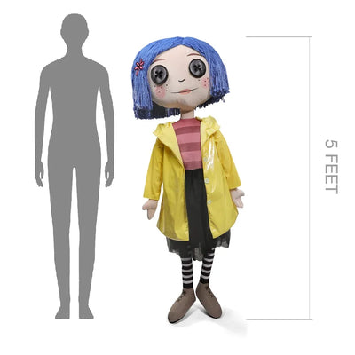 Coraline with Button Eyes Life-Size Plush – Kidrobot – ActionFigure Brasil — iluminação de estúdio