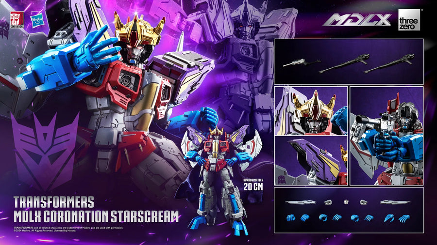 Coronation Starscream MDLX – Threezero – ActionFigure Brasil