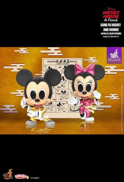 Cosbaby - Disney [Size S] - Mickey Mouse & Minnie Mouse (Kung Fu) [Set of 2 Units]ㅤ – Hot Toys – ActionFigure Brasil — ângulo diferente