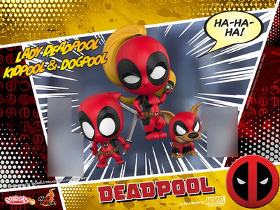 CosBaby "Marvel Comics" [Size S] Lady Deadpool & Kidpool & Dogpool (3Figure Set)ㅤ – Gantaku – ActionFigure Brasil