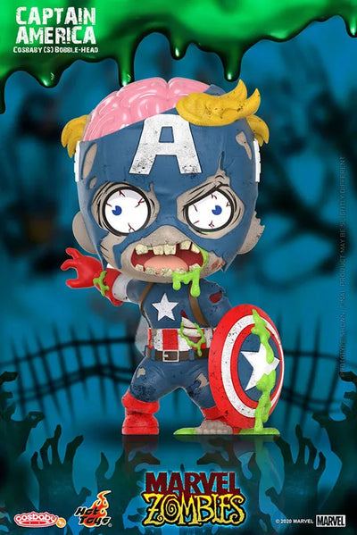CosBaby "Marvel Comics" [Size S] "Marvel Zombies" Captain Americaㅤ – Hot Toys – ActionFigure Brasil