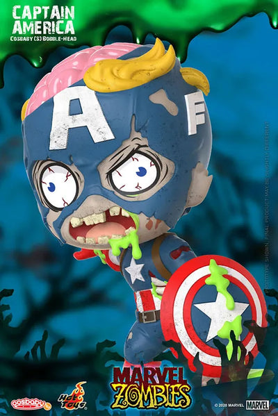 CosBaby "Marvel Comics" [Size S] "Marvel Zombies" Captain Americaㅤ – Hot Toys – ActionFigure Brasil — ângulo diferente