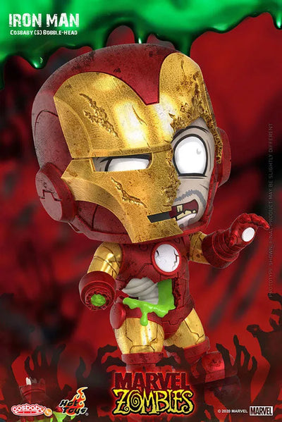 CosBaby "Marvel Comics" [Size S] "Marvel Zombies" Iron Manㅤ – Hot Toys – ActionFigure Brasil — ângulo diferente