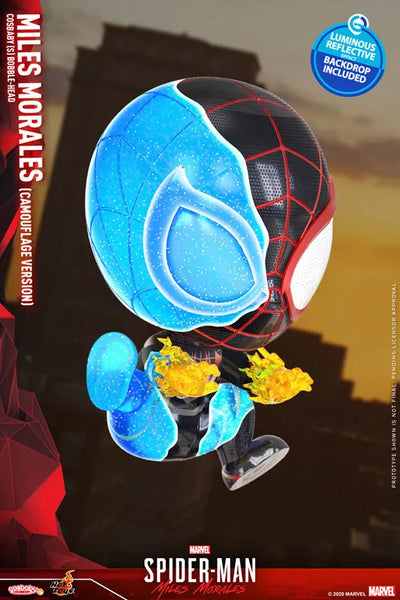 CosBaby "Marvel's Spider-Man: Miles Morales" [Size S] Miles Morales / Spider-Man (Camouflage Ver.)ㅤ – Hot Toys – ActionFigure Brasil — ângulo diferente