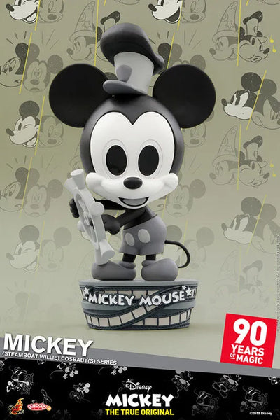 CosBaby "Mickey Mouse Screen Debut 90th Anniversary" [Size S] Mickey Mouse ("Steamboat Willie" Ver.)ㅤ – Gantaku – ActionFigure Brasil