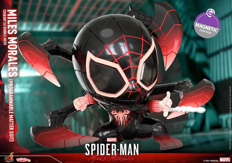 CosBaby [Size S] Miles Morales / Spider-Man (Programable Matter Suit Ver.)ㅤ – Hot Toys – ActionFigure Brasil