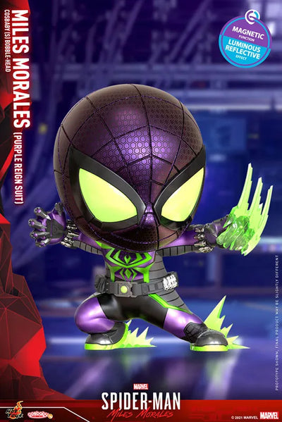 CosBaby [Size S] Miles Morales / Spider-Man (Purple Dominion Suit Ver.)ㅤ – Hot Toys – ActionFigure Brasil