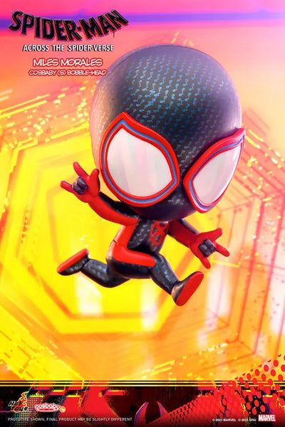 CosBaby - Spider-Man: Across the Spider-Verse - Miles Morales - Spider-Man (Hot Toys)ㅤ – Hot Toys – ActionFigureBrasil — detalhe do produto