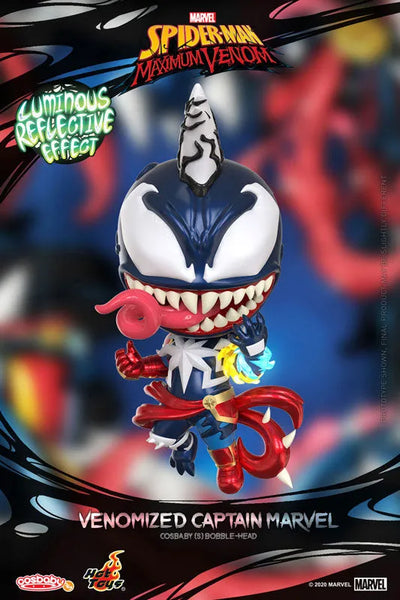 CosBaby "Spider-Man: Maximum Venom" [Size S] Captain Marvel (Venomized Ver.)ㅤ – Hot Toys – ActionFigure Brasil