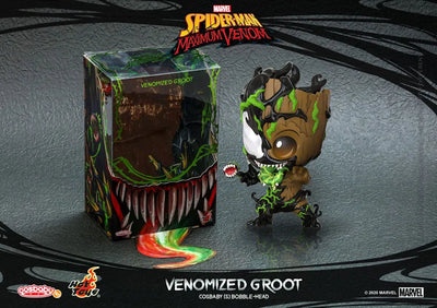 CosBaby "Spider-Man: Maximum Venom" [Size S] Groot (Venomized Ver.)ㅤ – Hot Toys – ActionFigureBrasil — close