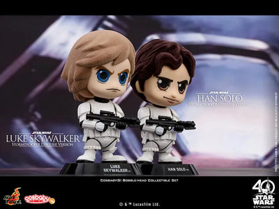 CosBaby "Star Wars" [Size S] Luke Skywalker & Han Solo (Stormtrooper Ver.) (2Figure Set)ㅤ – Gantaku – ActionFigure Brasil — ângulo diferente