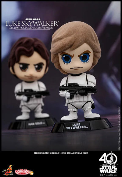 CosBaby "Star Wars" [Size S] Luke Skywalker & Han Solo (Stormtrooper Ver.) (2Figure Set)ㅤ – Gantaku – ActionFigure Brasil — detalhe do produto