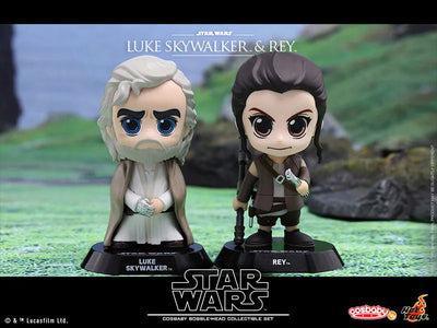 CosBaby "Star Wars: The Force Awakens" Series 3.0 [Size S] Rey (Resistance Ver.) & Luke Skywalkerㅤ – Gantaku – ActionFigure Brasil