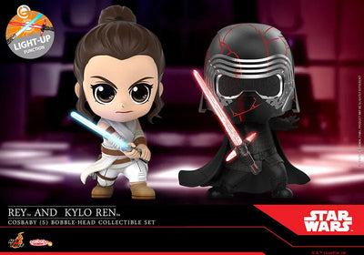 CosBaby "STAR WARS: THE RISE OF SKYWALKER" [Size S] Rey & Kylo Ren (2 Figures Set)ㅤ – Hot Toys – ActionFigure Brasil