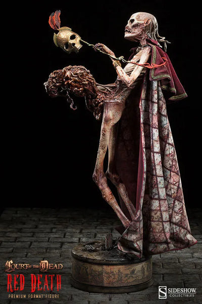 Court of the Dead 1/4 Scale Premium Figure - The Red Deathㅤ – Sideshow Collectibles – ActionFigure Brasil — embalagem