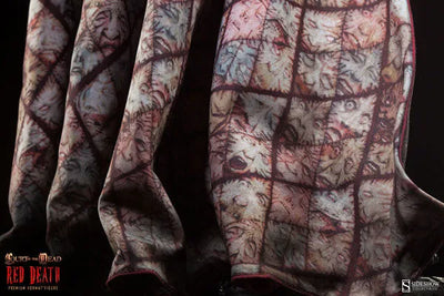 Court of the Dead 1/4 Scale Premium Figure - The Red Deathㅤ – Sideshow Collectibles – ActionFigure Brasil — ângulo diferente