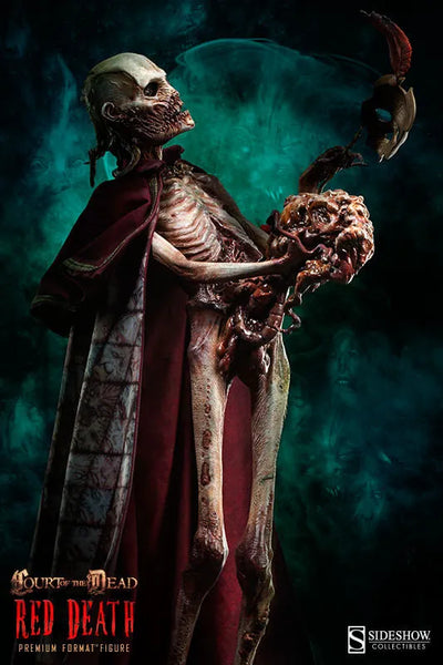 Court of the Dead 1/4 Scale Premium Figure - The Red Deathㅤ – Sideshow Collectibles – ActionFigure Brasil — embalagem