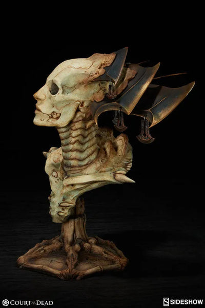 Court of the Dead - Legendary Scale Bust: Xiall The Revolve of Boneㅤ – Sideshow Collectibles – ActionFigure Brasil — close