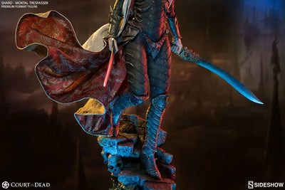 Court of the Dead - Premium Format Figure: Shard/Mortal Trespasserㅤ – Sideshow Collectibles – ActionFigure Brasil — com base expositora