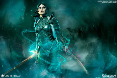 Court of the Dead - Premium Format Figure: Shard/Mortal Trespasserㅤ – Sideshow Collectibles – ActionFigure Brasil — ângulo diferente