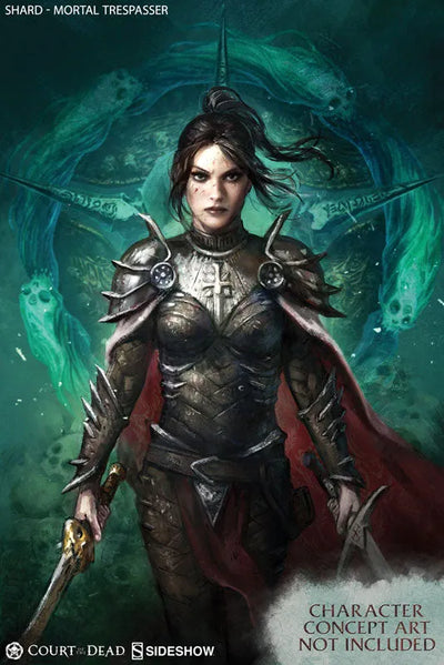 Court of the Dead - Premium Format Figure: Shard/Mortal Trespasserㅤ – Sideshow Collectibles – ActionFigure Brasil — detalhe do produto