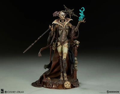 "Court of the Dead" Prestige Statuette Collection Xiall /Osteomancer's Vision(Provisional Pre-order)ㅤ – Sideshow Collectibles – ActionFigure Brasil — ângulo diferente