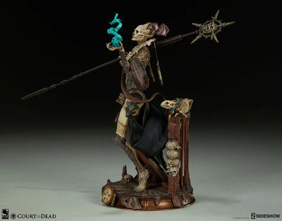 "Court of the Dead" Prestige Statuette Collection Xiall /Osteomancer's Vision(Provisional Pre-order)ㅤ – Sideshow Collectibles – ActionFigure Brasil — ambientada
