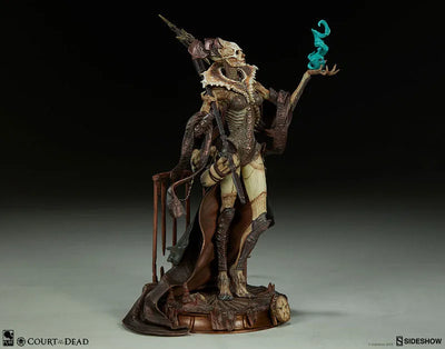 "Court of the Dead" Prestige Statuette Collection Xiall /Osteomancer's Vision(Provisional Pre-order)ㅤ – Sideshow Collectibles – ActionFigure Brasil — embalagem