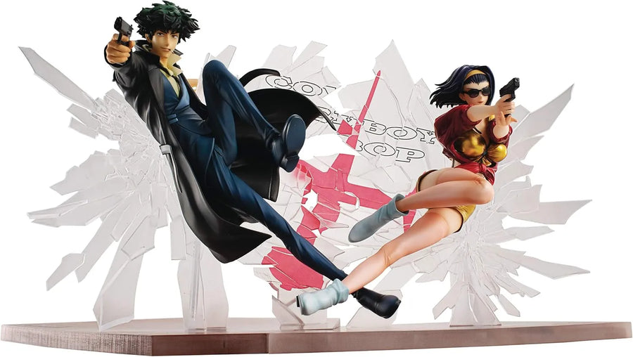 Cowboy Bebop - Faye Valentine - Spike Spiegel - 1/8 - 1st GIG set (MegaHouse)ㅤ – MegaHouse As Manufacturer – ActionFigure Brasil