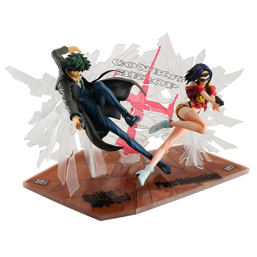 Cowboy Bebop - Faye Valentine - Spike Spiegel - 1/8 - 1st GIG set - Re-Release (MegaHouse) [Shop Exclusive]ㅤ – MegaHouse – ActionFigure Brasil